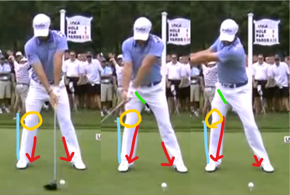 ゴルフスイング ベタ足って 右足の使い方や動きは 右膝はどう動く 右足の裏は 右足股関節は ゴルニュー